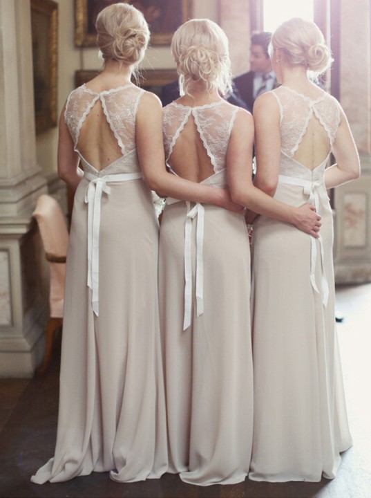 open back bridesmaid dresses